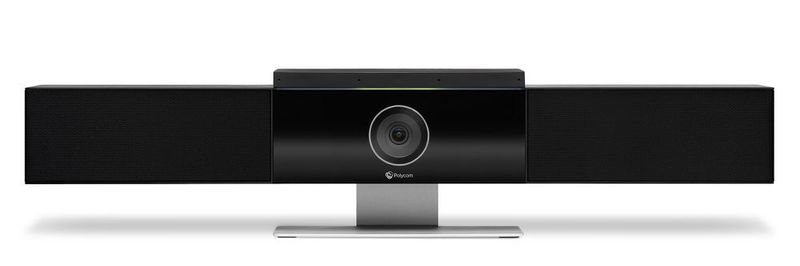 Mit der Video-Bar von Plantronics lassen sich Videokonferenzen auch in kleinen Räumen leichter abhalten.