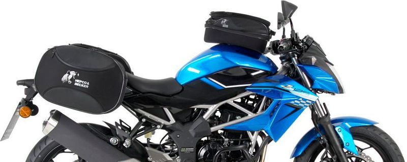 Das kleine Naked-Bike Z 125 erlaubt die Befestigung von Gepäckträgern um somit direkt ins Abenteuer zu starten.