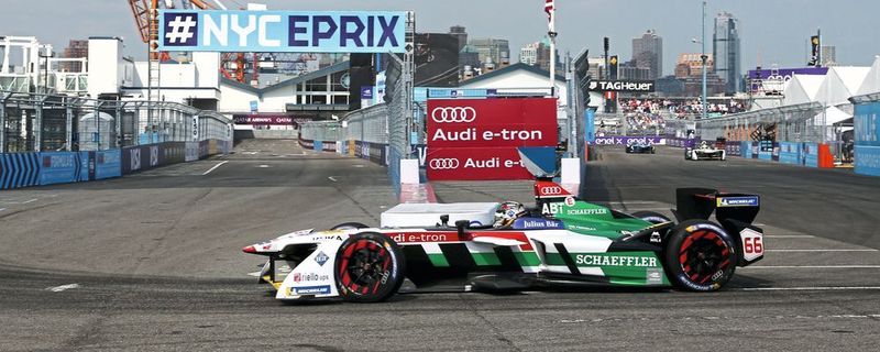 Im Audi E-Tron FE 04 des Teams Audi Sport Abt Schaeffler setzt man auf die robusten Elektronikkomponenten von Würth Elektronik Eisos.