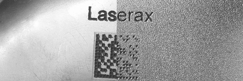 With Laserax’s patent-pending laser marking process, it is now possible to identify parts right out of the die and feature tracking codes that will resist any post-process treatments, including shotblasting.