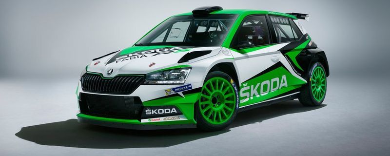 Der Škoda Fabia R5 soll über eine modernisierte Grafik der Scheinwerfer sowie eine noch prägnantere Fahrzeugfront verfügen.