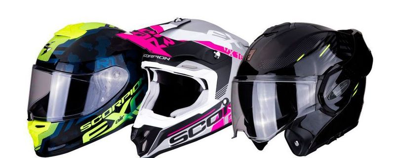 Der koreanische Hersteller Scorpion präsentiert 2019 drei komplett neue Helm-Modelle.