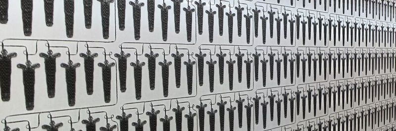 Dank 150 Jahren Erfahrung in der Stickerei können bei Biontec Faserablagen ohne Verschnitt in großen Stückzahlen hergestellt werden.