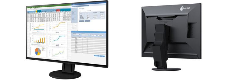 Mit seinen sehr schmalen Displayrändern und DisplayPort-Daisy-Chain soll sich der Eizo Flexscan EV2457 besonders gut für Multi-Monitor-Installationen eignen.