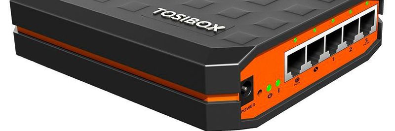 Tosibox Lock 200 ist eine intelligente Fernanbindung und zugleich ein Netzwerkgerät, das eine gesicherte Endpunkt-zu-Endpunkt-Fernverbindung erlaubt. Auf die Geräte, die an dem Tosibox Lock angeschlossen sind, kann über Internet und über LAN und WAN durch eine verschlüsselte VPN-Verbindung gesichert zugegriffen werden.