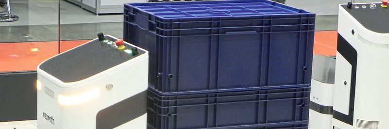 Das Active Shuttle von Bosch Rexroth auf der Logimat 2019