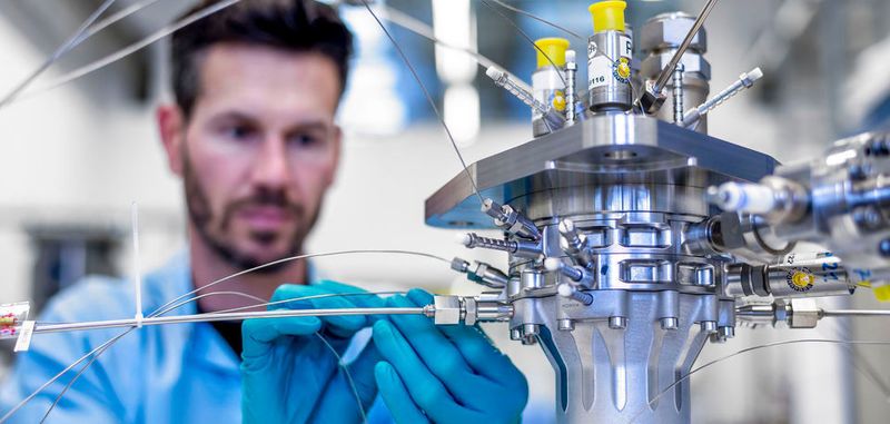 Berta ist vollständig im 3D-Drucker gefertigt worden. Jetzt hat das DLR das Triebwerk erfolgreich getestet.
