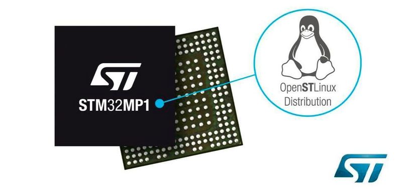 Linux-on-a-chip: STMicro liefert seine neue, auf einer heterogenen Prozessorarchitektur basierende MPU-Familie STM32MP1 mit passendem LTS-Linux aus.