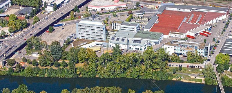 Die Eberspächer-Zentrale in Esslingen am Neckar.