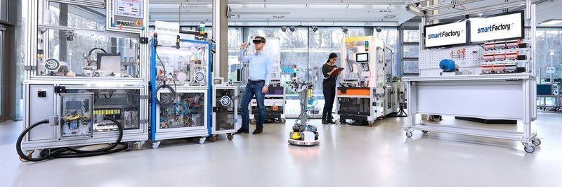 Die Smartfactory-KL zeigt auf der Hannover Messe verschiedene Anwendungsfelder für KI.