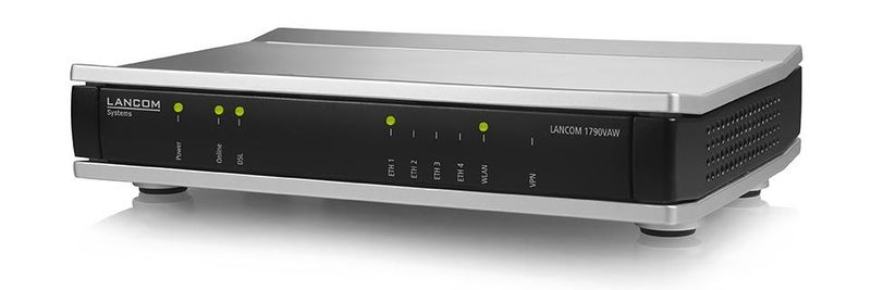 Der Lancom 1790VAW bietet VPN-Standortvernetzung in Kombination mit 11ac-WLAN (Wi-Fi 5).