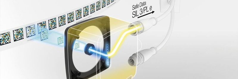 Das kameragestützte System mit nur einem Sensor Safe PXV erreicht mehr Sicherheit in der Applikation.
