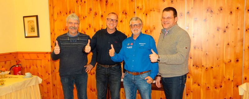 Der aktuelle Vorstand des Verbandes Deutscher BMW-Motorradhändler (v.li.): Volker Faßbender, Stefan Gutknecht-Stöhr, Michael Kautz und Jochen Ernsting.