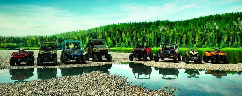 Can-Am präsentiert ein umfassendes Sortiment im Offroad-Bereich.
