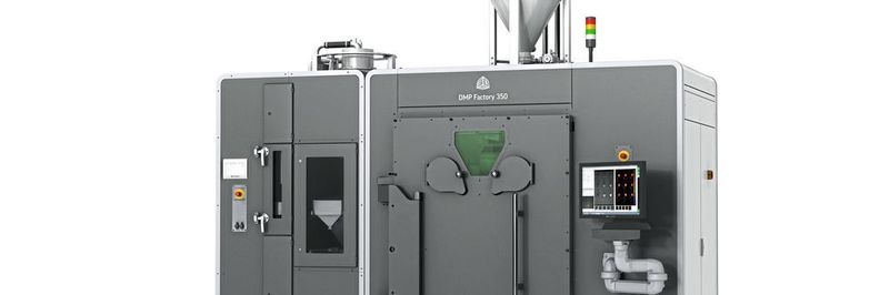 Beim Metalldrucker DMP Factory 350 bietet der US-amerikanische Hersteller 3D Systems ein integriertes Pulvermanagement mit an.