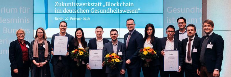 Das Bundesgesundheitsministerium hatte einen Ideenwettbewerb zum Thema „Blockchain im Gesundheitswesen“ ausgeschrieben.
