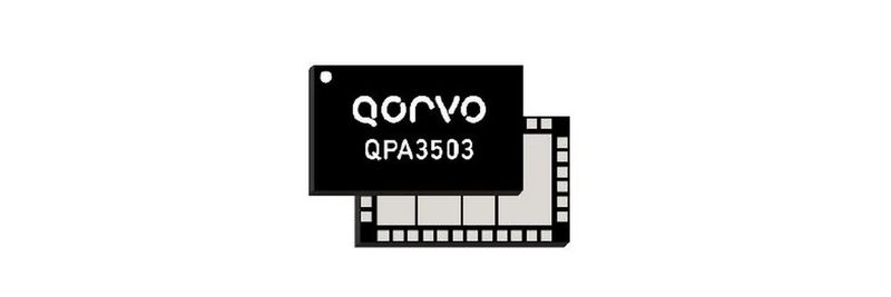 Das QPA3503 ist ein integriertes zweistufiges Doherty-Leistungsverstärkermodul für massive MIMO-Anwendungen mit 3 W RMS am Geräteausgang.