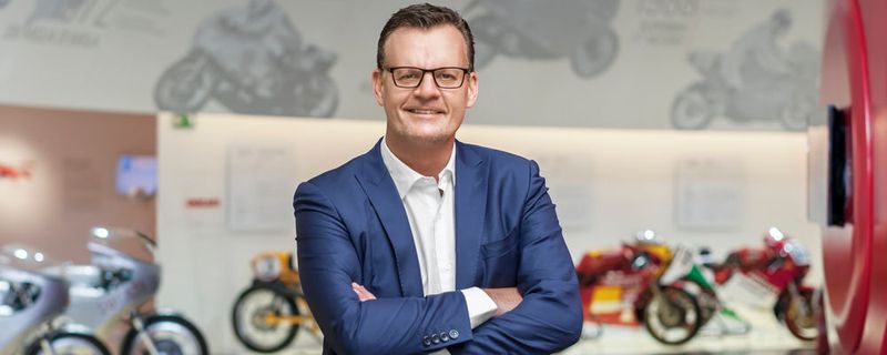 Oliver Stein, Ducati-CFO: „Der Fokus auf Motorräder mit hoher Marge hält unsere Umsatzrendite auf diesem Niveau.“