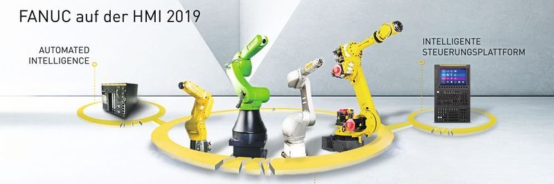 Im Mittelpunkt des Messeauftrittes von Fanuc stehen integrierte Lösungen, die ein breites Produktportfolio bis zu hin Konzepten wie „Service First“ abdecken.