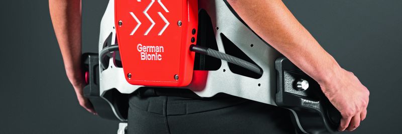 Die Cloud-Plattform German Bionic IO verbindet Exoskelette mit der Smart Factory und ermöglicht KI-Funktionalität.