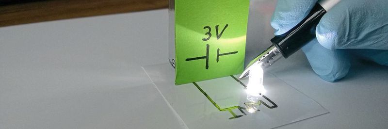 Die Metall-Polymer-Tinten müssen nicht gesintert werden, um leitfähig zu werden.