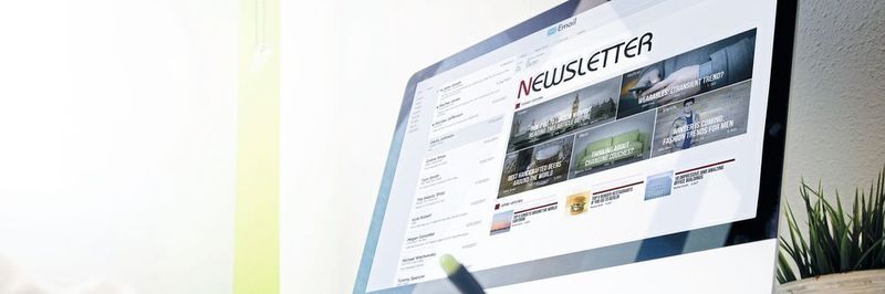 Ein Newsletter sollte Inhalte möglichst gut gegliedert darstellen, um so den Lesefluss zu unterstützen.