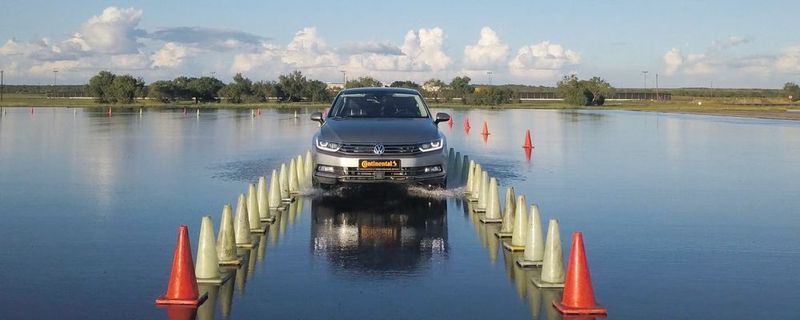 Fahrerlose Reifentests: Auf dem Testgelände in Uvalde im US-Bundesstaat Texas testet Continental neu entwickelte Reifenmodelle.