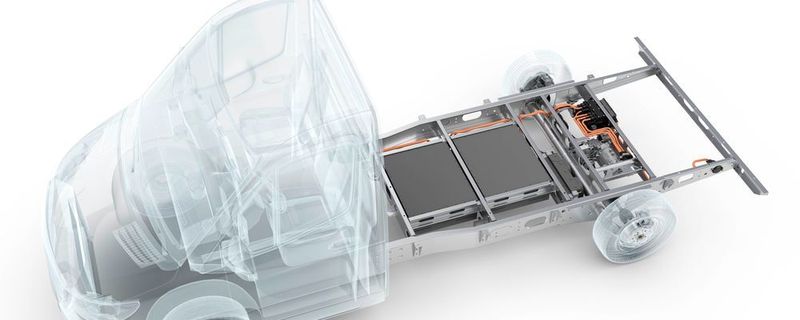 Das „Hybrid Power Chassis“ beinhaltet eine elektrifizierte Hinterachse für Transporter.