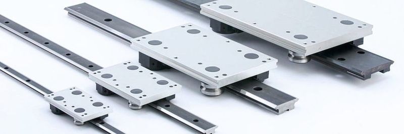 Das GV3-Linearführungssystem mit Laufrollen.