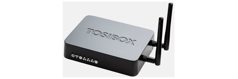 Tosibox Lock 150 ist ein industrieller Router mit Firewall und Plug & Go-Konnektivität. Er dient als Endpunkt für sichere Fernverbindungen. Mit dem Lock verbundene IoT-Geräte sind über das Internet und die meisten LAN- und WAN-Netzwerke mittels verschlüsselter VPN-Verbindung sicher zugänglich.