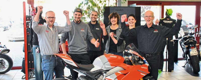 Eingeschworene Gemeinschaft: Wenn man seit mehr als 40 Jahren erfolgreicher Bikebetrieb ist, hat man vermutlich das eine oder andere richtig gemacht; Witten u. Weber hat es!