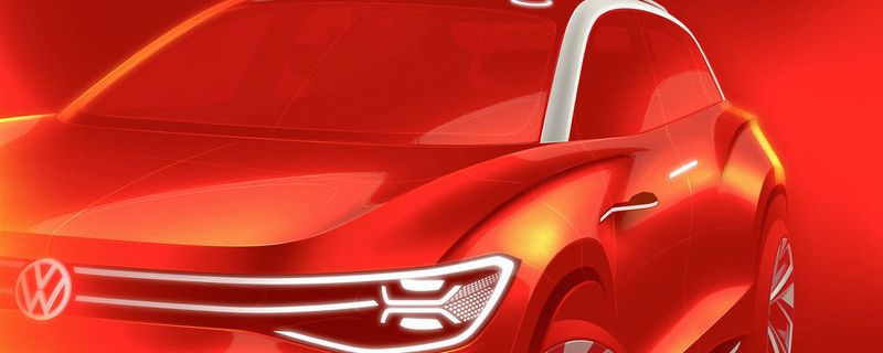 In Shanghai zeigt Volkswagen ein großes Elektro-SUV namens ID Roomz.