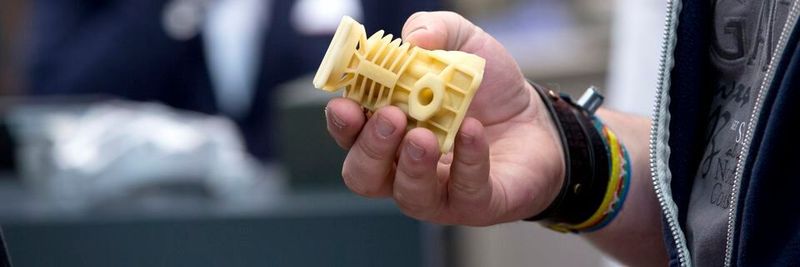 3D printing mould construction, shown at the GIFA in Düsseldorf (Source: Messe Düsseldorf)