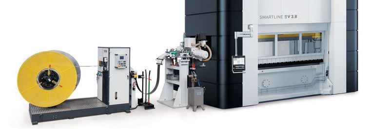 Die neue Presse Smartline EV 3.8 hat Schuler speziell zum Bau von Motoren für die Elektromobilität entwickelt.