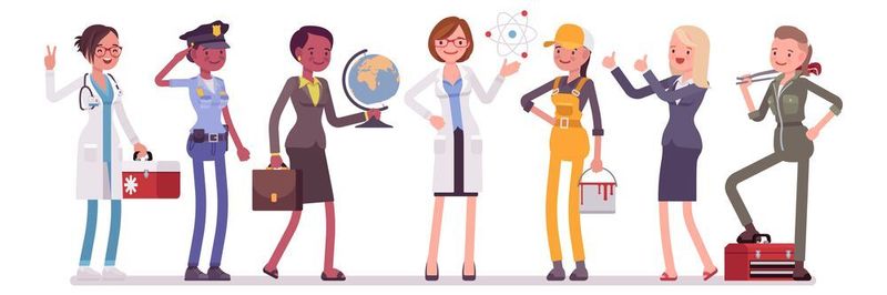 Frauen in naturwissenschaftlich-technischen Berufen sind immer noch ein seltener Anblick.