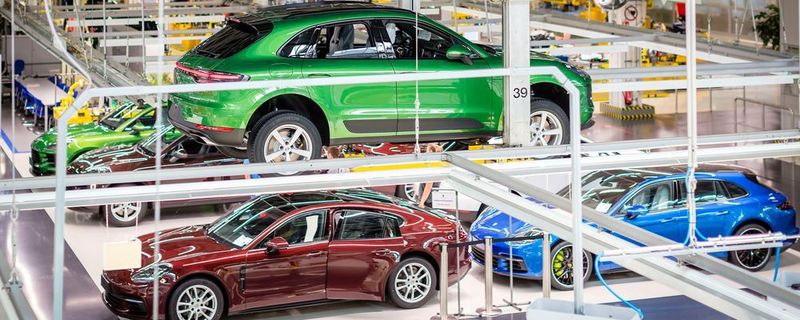 Produktion des Porsche Macan in Leipzig.