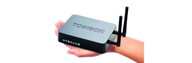 Tosibox Lock 150 ist ein einfach zu installierender industrieller Router mit integrierter Firewall.