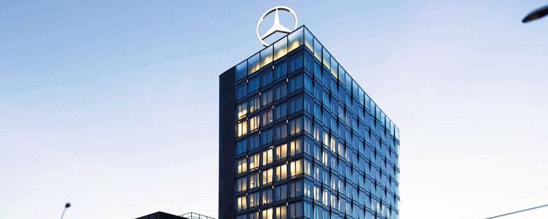 Die Mercedes-Benz Vertriebszentrale in Berlin.