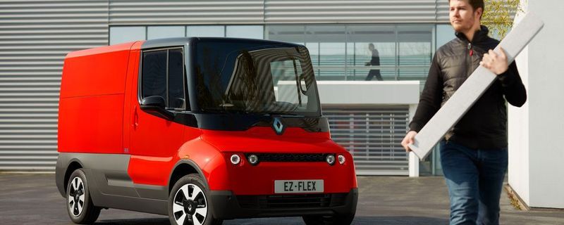 Der Renault EZ-Flex ist ein kleiner Stromer für den Lieferverkehr.