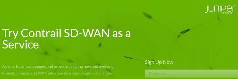 Pusteblume: Wer Contrail SD-WAN kostenlos ausprobieren möchte, den vertröstet Juniper derzeit noch mit einem Registrierungsformular welches ein verblühter Löwenzahn ziert.
