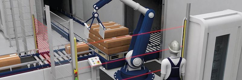 Optoelektronische Schutzeinrichtungen schaffen Flexibilität an Roboterarbeitsplätzen, ohne das Sicherheitsniveau zu beeinträchtigen.