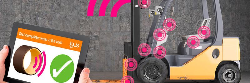 Außen hart, innen smart – so kommt das weltweit erste intelligente Polymer-Gleitlager aus dem Hause Igus daher.