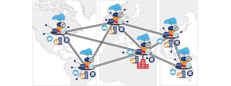 Interconnection ermöglicht Multipoint-Konnektivität zwischen Nutzern und lokalen Services über direkte, private und miteinander verbundene Traffic Exchange Points. Die ECX Fabric soll das für die Anwender vereinfachen.