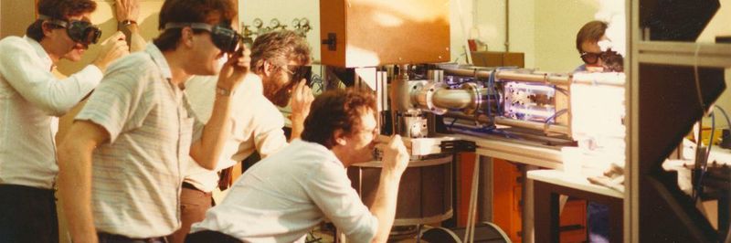 1985 wurde ertsmals ein echter Trumpf-Laser gezündet.