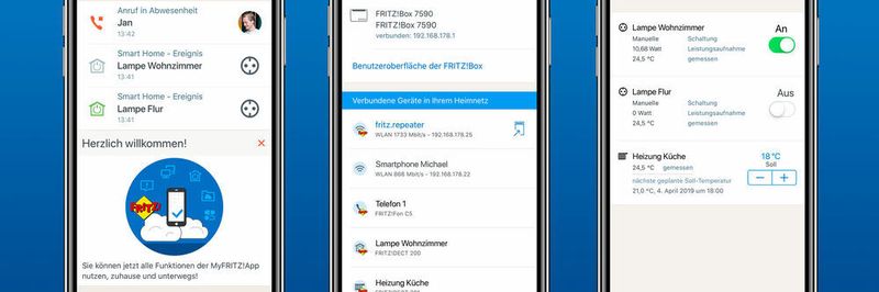 Die MyFRITZ!App 2.0 steht ab sofort im App Store von Apple zum Download bereit.