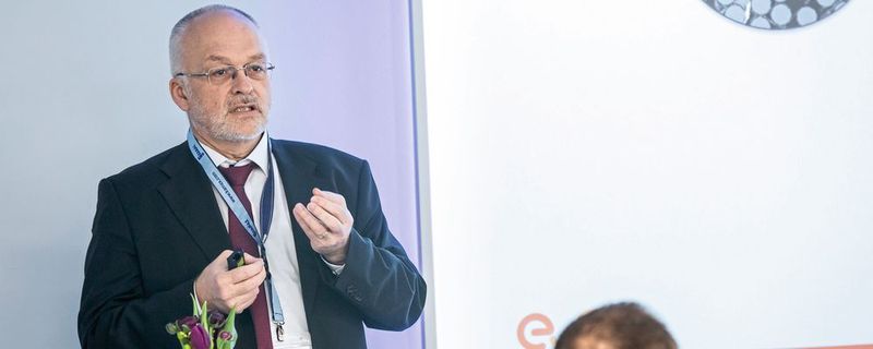 Peter Ullrich, Technical Manager bei ESI, auf dem Leichtbau-Gipfel 2019.