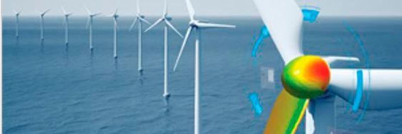 Die Entwicklung einer Windkraftanlage ist eine multiphysikalische, multidisziplinäre Problemstellung. Die Ansys-Komplettlösung bietet hohe Ergebnissicherheit in einer integrierten Umgebung: Strömungsmechanik, Strukturmechanik und Elektromagnetik.