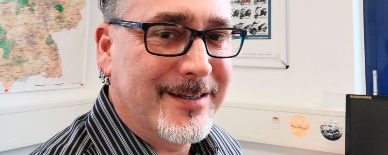 Robert Schön, Verkaufsleiter Peugeot Motocycles Deutschland GmbH in Mörfelden-Walldorf.