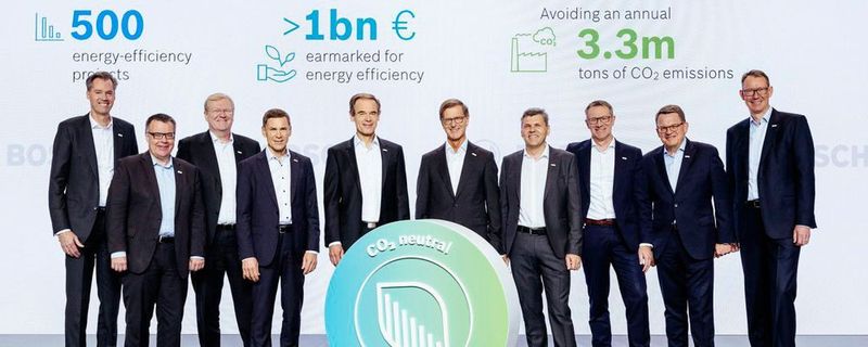 Auf der Bilanzpressekonferenz kündigte die Bosch-Geschäftsführung selbstbewusst an, ab dem Jahr 2020 das erste klimaneutrale Industrieunternehmen zu sein.