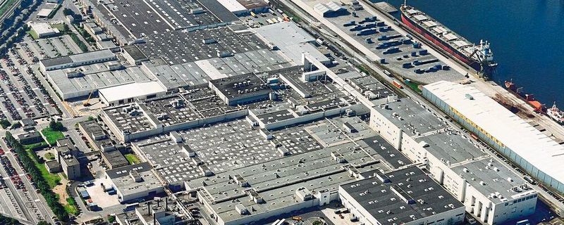 Die Volvo-Produktionsstätte in Gent, Belgien. Aktuell entstehen hier Hybridvarianten des Modells XC40.